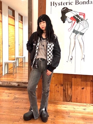 ヒステリックグラマー 長袖Tシャツ グレー Hysteric Metal 長袖Tシャツ グレー - メルカリ