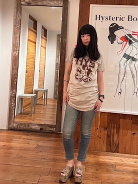 fukuchanさんの（HYSTERIC GLAMOUR | ヒステリックグラマー）を使ったコーディネート