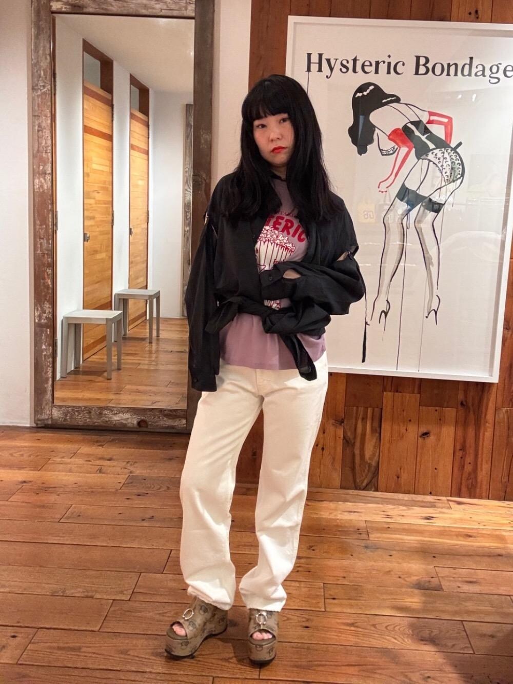 【HYSTERIC GLAMOUR】HYS POPS ノースリーブ HYSTERIC GLAMOUR タンクトップ ノースリーブ HYS POPS