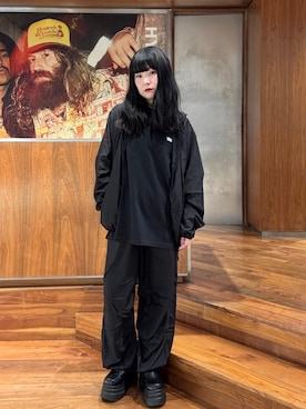 「ナイロンパーカー」｜fukuchanさん（レディース・154cm）の春コーディネート