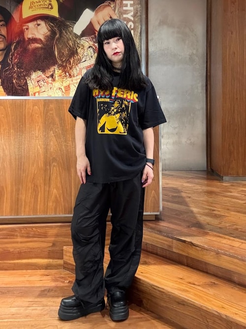 HYSTERIC GLAMOUR ヒステリックグラマー タイガー 黒 Tシャツ HYSTERIC GLAMOUR ヒステリックグラマー タイガー 黒 Tシャツ
