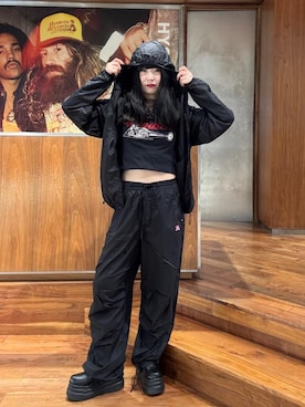 「雨」｜fukuchanさん（レディース・154cm）の夏コーディネート
