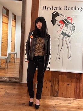 「HYSTERIC GLAMOUR（ヒステリックグラマー）のアイテム（その他アウター）」を使った、fukuchanさん（レディース・154cm）の夏コーディネート