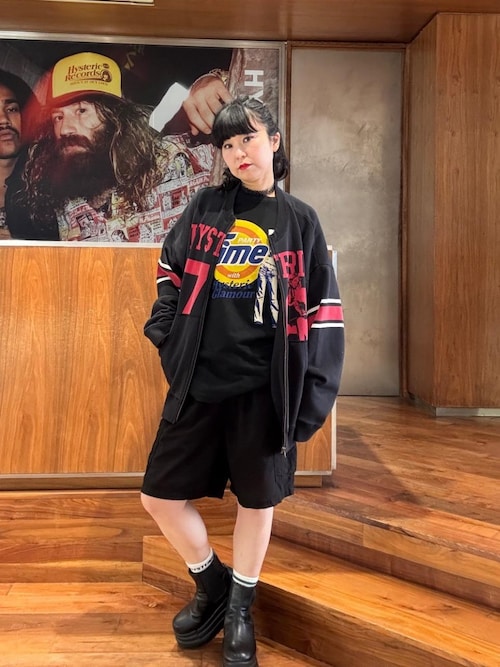 HYSTERIC 76 オーバーサイズジャンパー HYSTERIC 76 オーバーサイズジャンパー|HYSTERIC GLAMOUR WOMEN