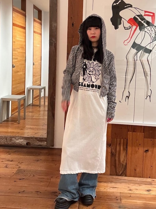 【ヒステリックグラマー】 FLOWER TRIPPIN ワンピース FLOWER TRIPPIN ワンピース|HYSTERIC GLAMOUR WOMEN | HYSTERIC