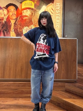 「アイテム（スウェットパンツ、ブルー系）」を使った、fukuchanさん（レディース・154cm）の夏コーディネート