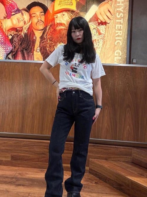 ヒステリックグラマー ベビーピンク　Tシャツ HYSTERIC GLAMOUR ヒステリックグラマー Tシャツ ピンク y2k