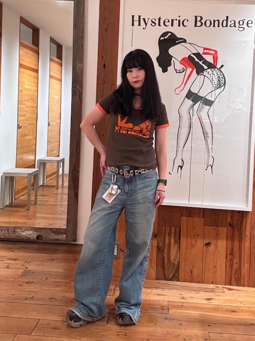 専用 ヒステリックグラマー 転写パンツ サイドオープンデニムパンツ（デニムパンツ）｜HYSTERIC GLAMOUR