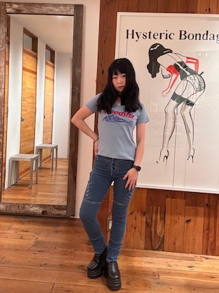 HYSTERIC GLAMOUR（ヒステリックグラマー）の「SPEEDSTER チビT