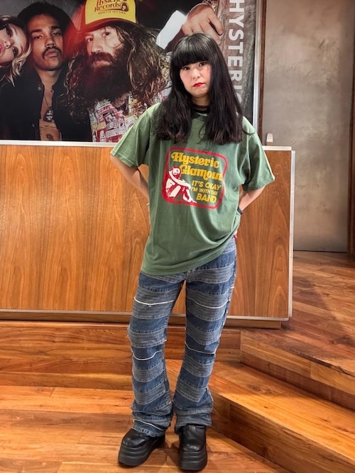 【激レア】ヒステリックグラマー ブーツカット フレア デニム 2025年最新】Hysteric Glamour ブーツカットデニム・フレア