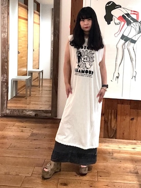 fukuchanさん(レディース・154cm)の夏コーディネート