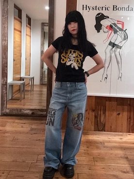 「ワイドパンツ 」｜fukuchanさん（レディース・154cm）の夏コーディネート