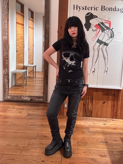 SKULL BERRY チビTシャツ（Tシャツ/カットソー）｜HYSTERIC
