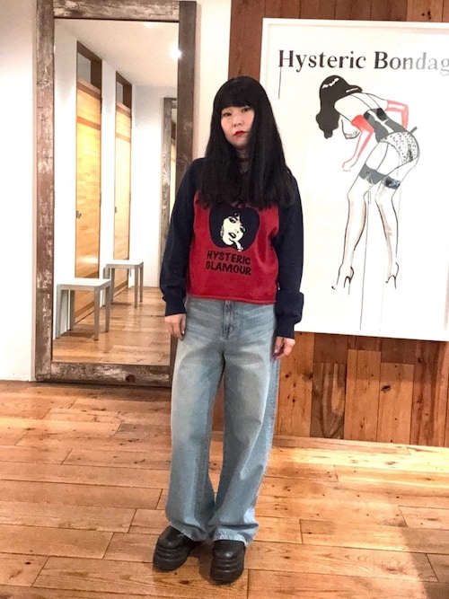 ワイドデニムパンツ（デニムパンツ）｜HYSTERIC GLAMOUR