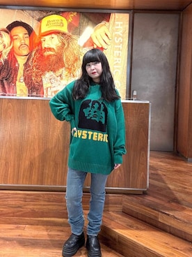 「HYSTERIC GLAMOUR（ヒステリックグラマー）のアイテム」を使った、fukuchanさん（レディース・154cm）の秋コーディネート