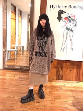 「HYSTERIC GLAMOUR（ヒステリックグラマー）のアイテム」を使った、fukuchanさん（レディース・154cm）の秋コーディネート