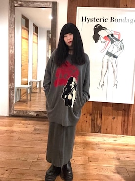 「HYSTERIC GLAMOUR（ヒステリックグラマー）のアイテム」を使った、fukuchanさん（レディース・154cm）の秋コーディネート