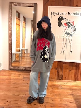 「HYSTERIC GLAMOUR（ヒステリックグラマー）のアイテム（ワンピース/ドレス）」を使った、fukuchanさん（レディース・154cm）の秋コーディネート