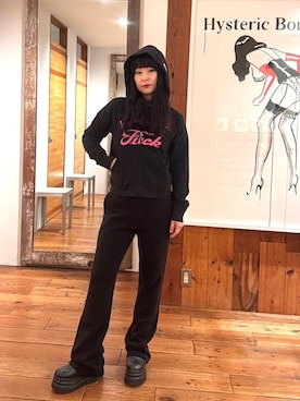 HYSTERIC GLAMOURのパーカーを使った「セットアップ」の人気