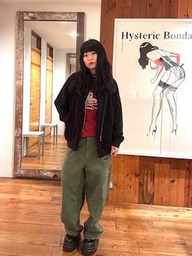 「アイテム（その他アウター）」を使った、fukuchanさん（レディース・154cm）の秋コーディネート