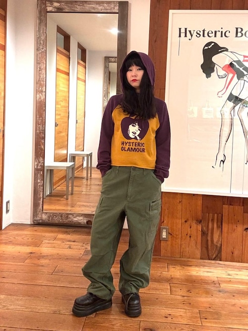ヒステリックグラマー　ワークパンツ　カーゴパンツ　チノパン HYSTERIC GLAMOUR カーゴパンツ 6ポケットカーゴパンツ メンズ