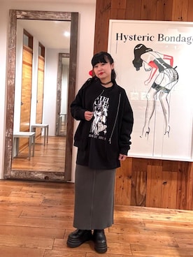 「アイテム（その他アウター）」を使った、fukuchanさん（レディース・154cm）の秋コーディネート
