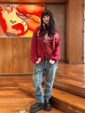 「HYSTERIC GLAMOUR（ヒステリックグラマー）のアイテム」を使った、fukuchanさん（レディース・154cm）の秋コーディネート