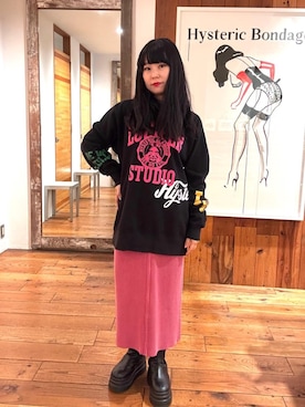 「アイテム（スウェット）」を使った、fukuchanさん（レディース・154cm）の秋コーディネート
