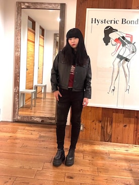 「アイテム（その他アウター）」を使った、fukuchanさん（レディース・154cm）の秋コーディネート