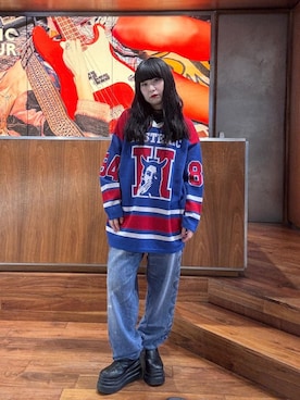 「HYSTERIC GLAMOUR（ヒステリックグラマー）のアイテム」を使った、fukuchanさん（レディース・154cm）の秋コーディネート