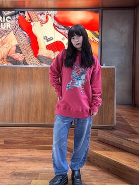 「HYSTERIC GLAMOUR（ヒステリックグラマー）のアイテム」を使った、fukuchanさん（レディース・154cm）の秋コーディネート