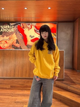 「HYSTERIC GLAMOUR（ヒステリックグラマー）のアイテム」を使った、fukuchanさん（レディース・154cm）の秋コーディネート