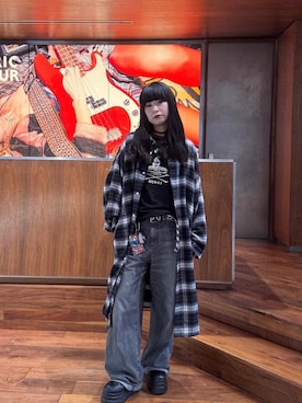 「HYSTERIC GLAMOUR（ヒステリックグラマー）のアイテム」を使った、fukuchanさん（レディース・154cm）の秋コーディネート