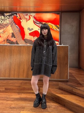 「HYSTERIC GLAMOUR（ヒステリックグラマー）のアイテム」を使った、fukuchanさん（レディース・154cm）の秋コーディネート