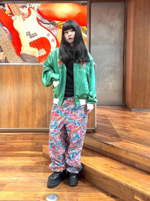 HYSTERIC GLAMOUR スカジャン DRAGON LADY TOUR刺繍 スカジャン|HYSTERIC GLAMOUR MEN | HYSTERIC