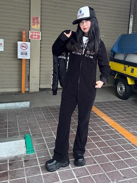 「アイテム（MA-1）」を使った、fukuchanさん（レディース・154cm）の秋コーディネート