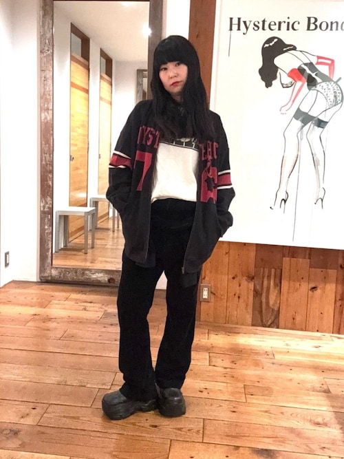 ヒステリックグラマー ヒスガール　ジャンパー　アウター　ビンテージ　レア品 HYSTERIC GLAMOUR ヒステリックグラマー × WIND AND SEA ウィン