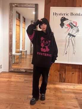 「HYSTERIC GLAMOUR（ヒステリックグラマー）のアイテム」を使った、fukuchanさん（レディース・154cm）の秋コーディネート