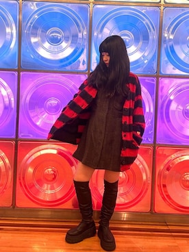 「HYSTERIC GLAMOUR（ヒステリックグラマー）のアイテム（ワンピース/ドレス）」を使った、fukuchanさん（レディース・154cm）の秋コーディネート