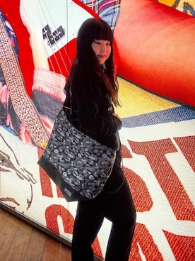 「アイテム（オールインワン・サロペット）」を使った、fukuchanさん（レディース・154cm）の秋コーディネート