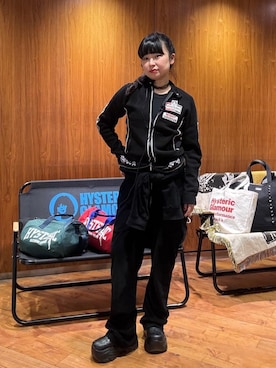 「アイテム（つなぎ/オールインワン）」を使った、fukuchanさん（レディース・154cm）の冬コーディネート