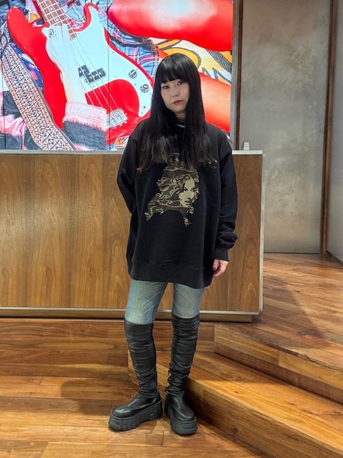 WOMAN HEADバックアップリケ スウェット（スウェット）｜HYSTERIC