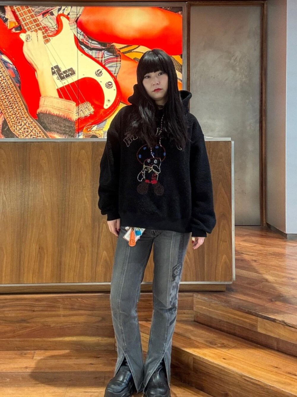 HYSTERIC GLAMOUR(ヒステリックグラマー)の「NOKO CHAN刺繍 オーバー HYSTERIC GLAMOUR(ヒステリックグラマー)の「NOKO CHAN刺繍 オーバー