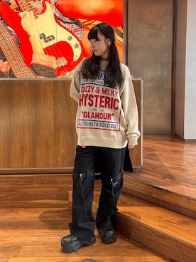 「HYSTERIC GLAMOUR」｜fukuchanさん（レディース・154cm）の冬コーディネート