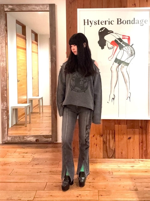 HYSTERIC GLAMOUR（ヒステリックグラマー） ブラウス シャツ BLACK