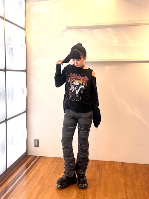 スクラッチフレアデニムパンツ（デニムパンツ）｜HYSTERIC GLAMOUR