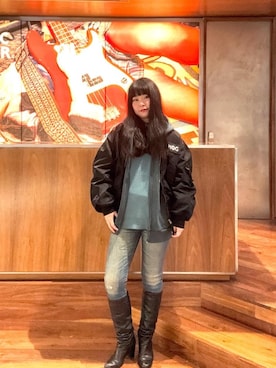 fukuchanさん（レディース・154cm）の冬コーディネート