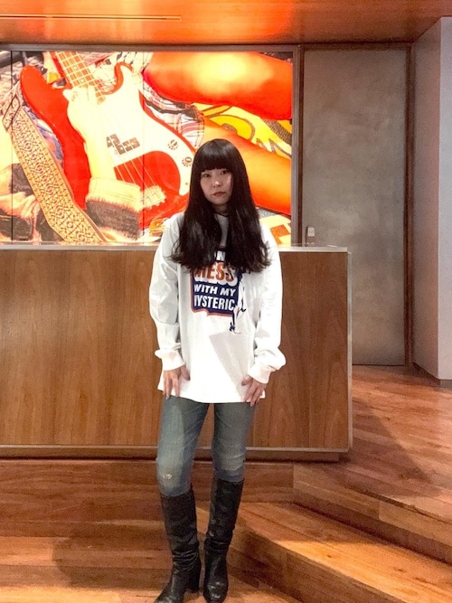 SP加工スリムデニムパンツ（デニムパンツ）｜HYSTERIC GLAMOUR