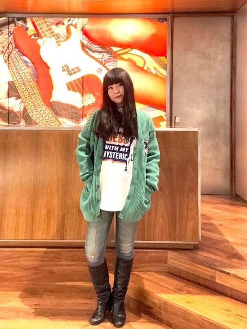 SP加工スリムデニムパンツ（デニムパンツ）｜HYSTERIC GLAMOUR