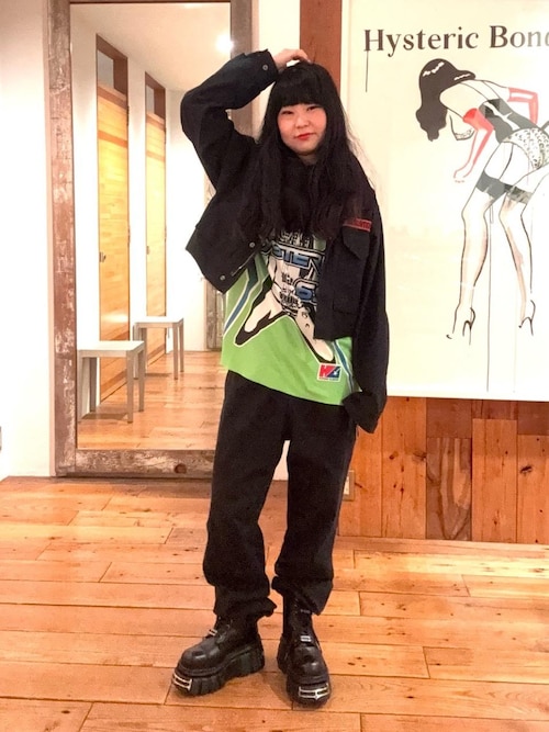 HYSTERIC GIG ショート丈M65ブルゾン（ブルゾン）｜HYSTERIC GLAMOUR